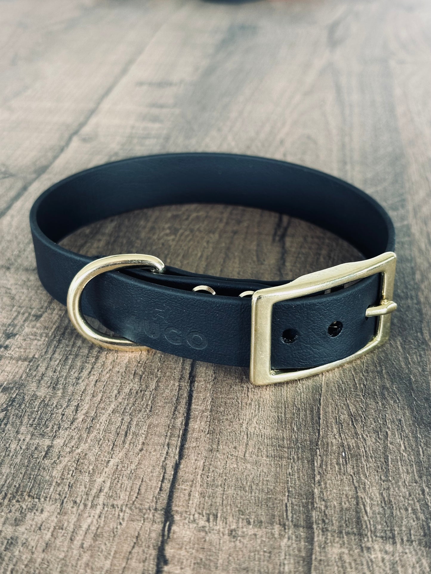 Set collare e guinzaglio per cani in BioThane® con QR-code