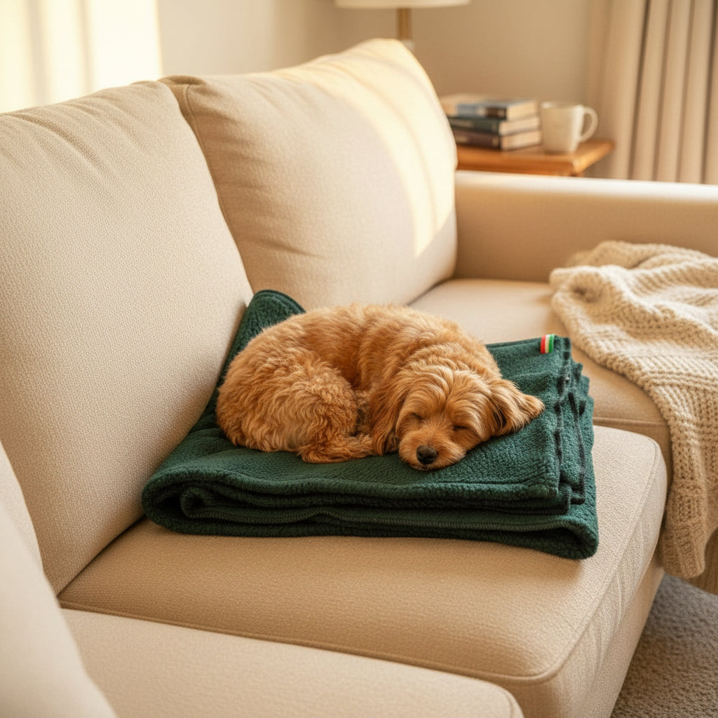 Coperta per Cani in Vero Pile Agnellato – Made in Italy