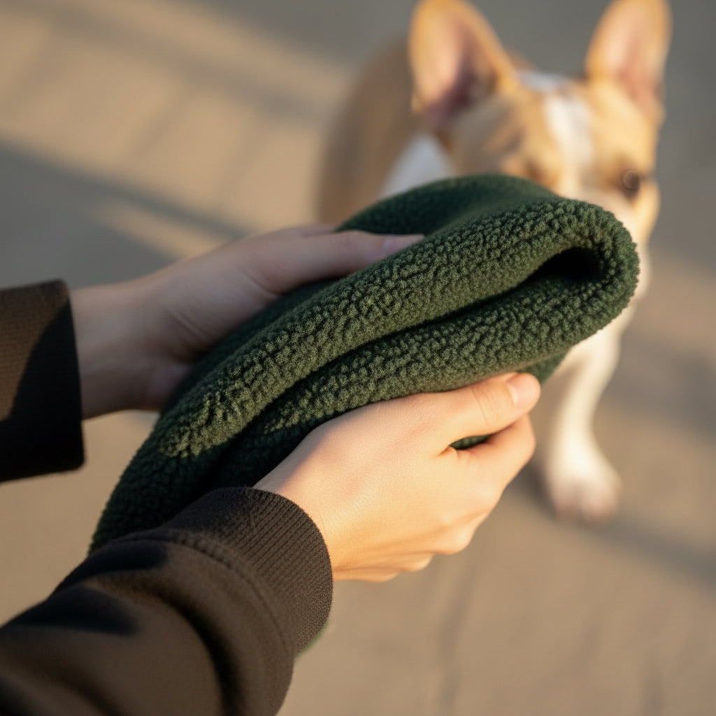 Coperta per Cani in Vero Pile Agnellato – Made in Italy