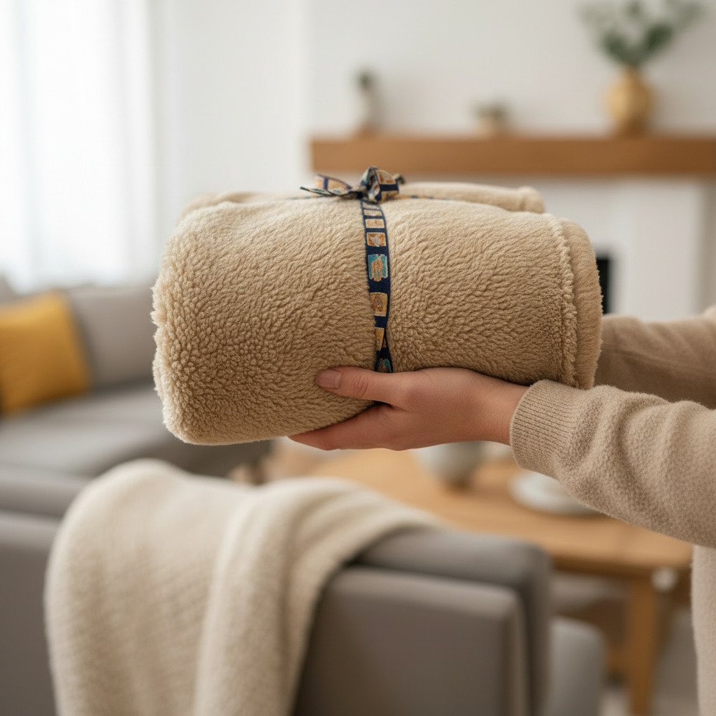 Coperta per Cani in Vero Pile Agnellato – Made in Italy